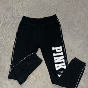 PINK Victoria's Secret Black Trackpants